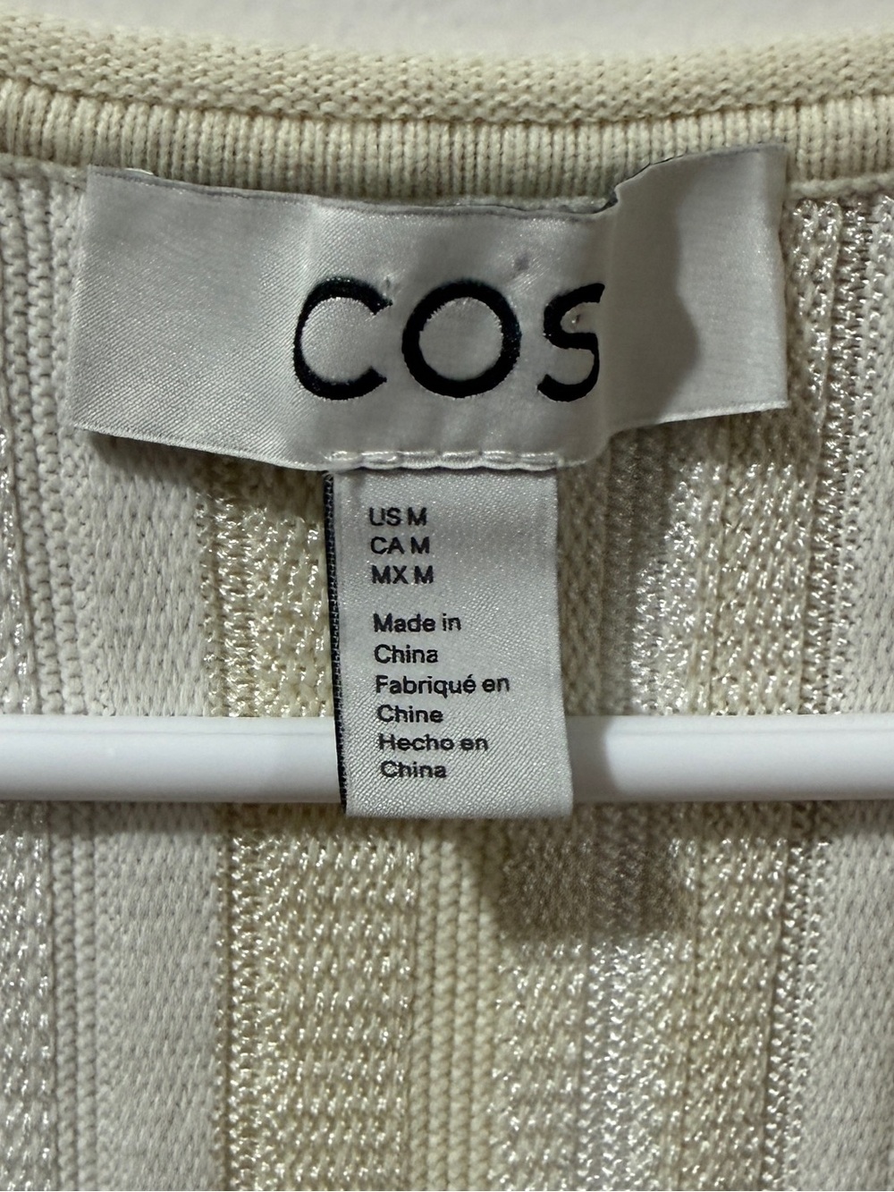 COS Ribbed Knit Midi Dress – Size M - Picture 4 of 7